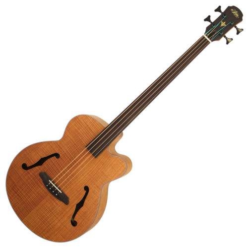 Aria - Elecord Fretless Bass DISPLAY